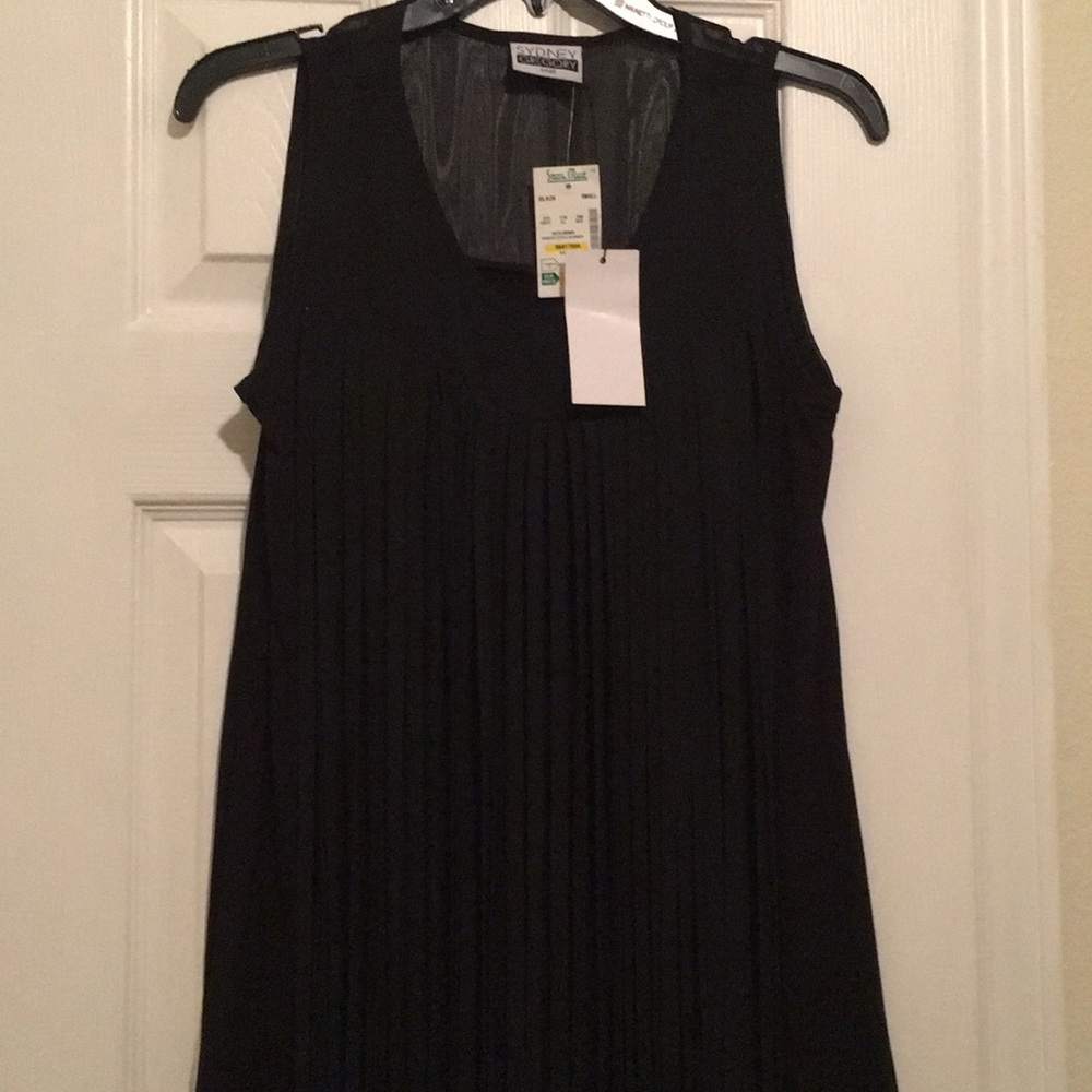 Black top dress up or down